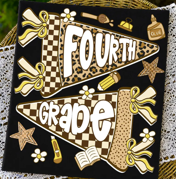 Cheetah Pennants Grade Level T-Shirt *Back to School Sale 2026*