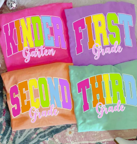 Bright Grade Level T-Shirt *Back to School Sale 2026*