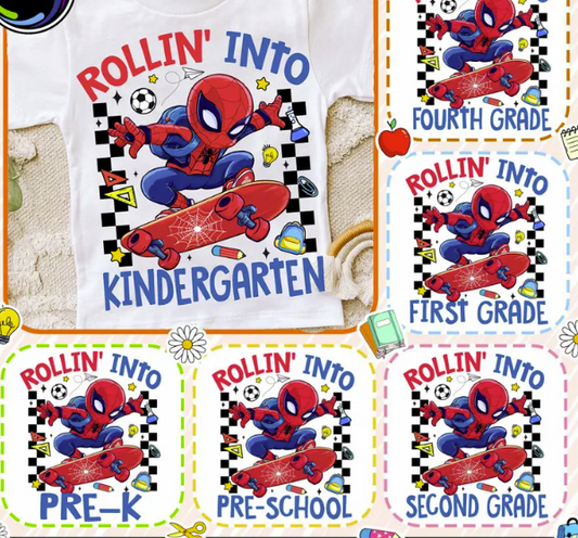 Rollin' Into Grade Level T-Shirt *Back to School Sale 2026*
