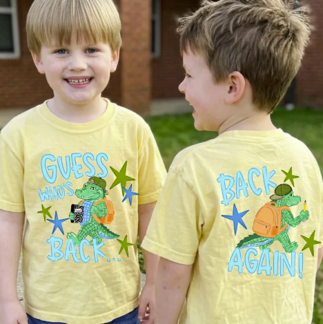 Guess Who's Back, Back Again Boy *Back to School Sale 2026*
