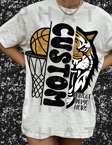 Custom Retro Basketball T-Shirt