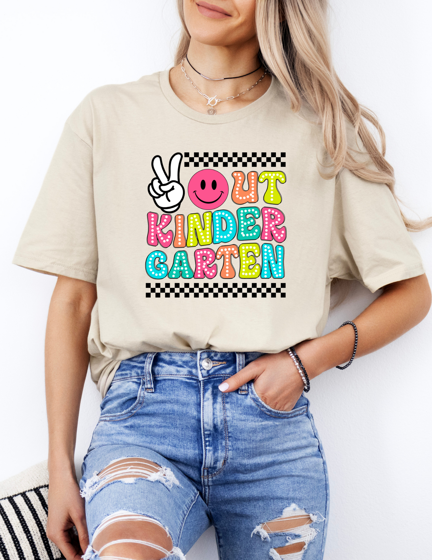 Peace Out School Kindergarten T-Shirt