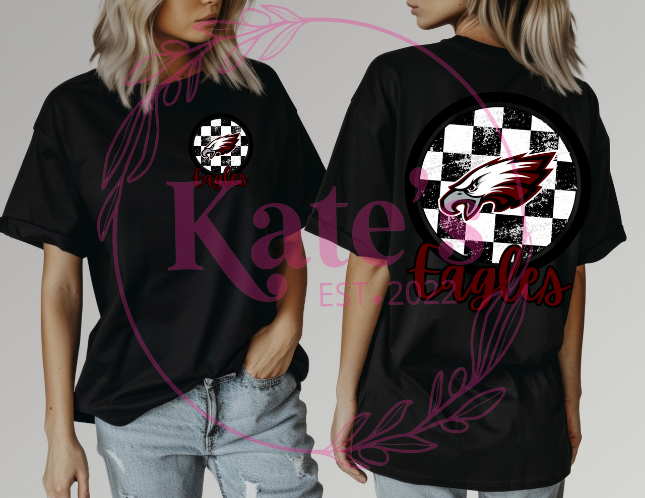 Maroon Eagles Retro School Mascots Shirt