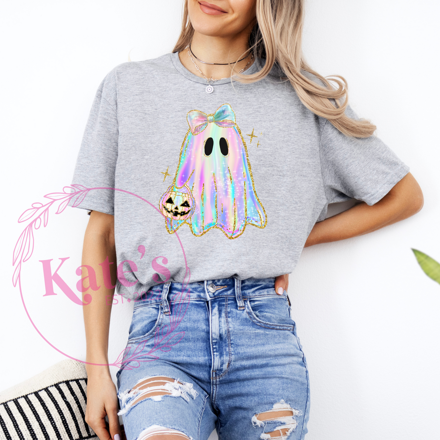 Iridescent Ghost Boo Shirt