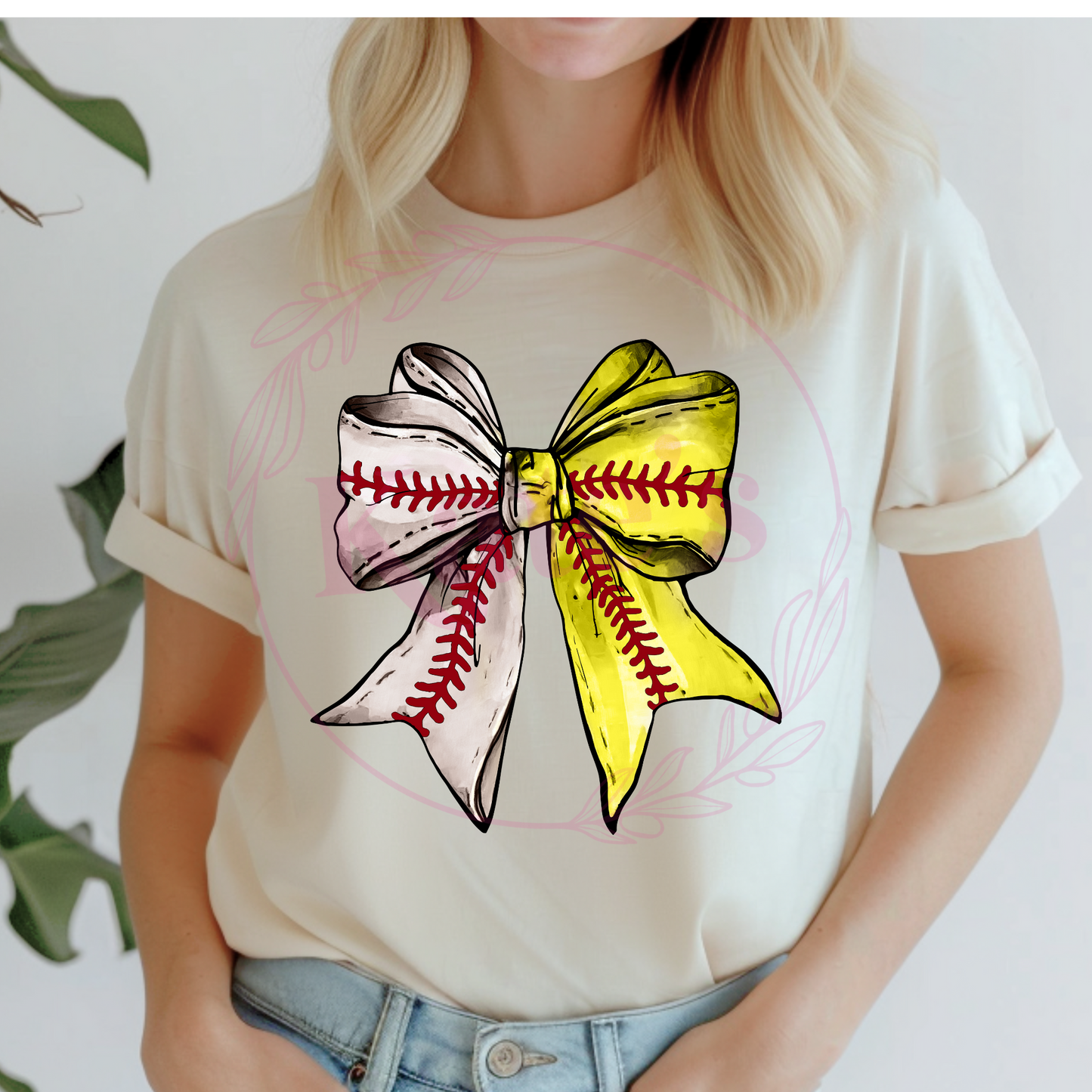 Basball/Softball Bow Shirt