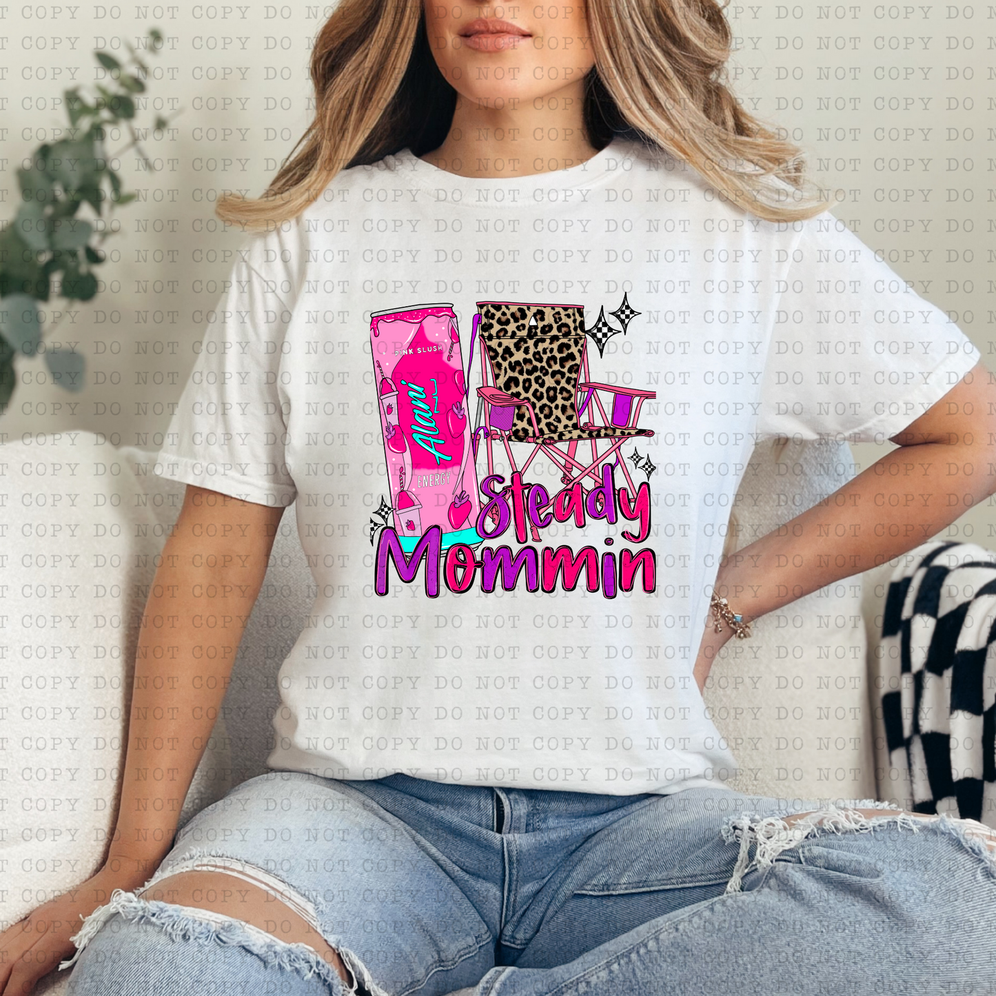 Steady Mommin' Cheetah T-Shirt