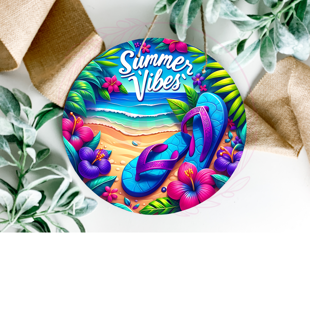 Summer Vibes Door Hanger
