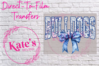 Bulldogs Bow Direct-To-Film Transfer