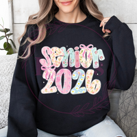 Senior 2026 Patchwork Shirt