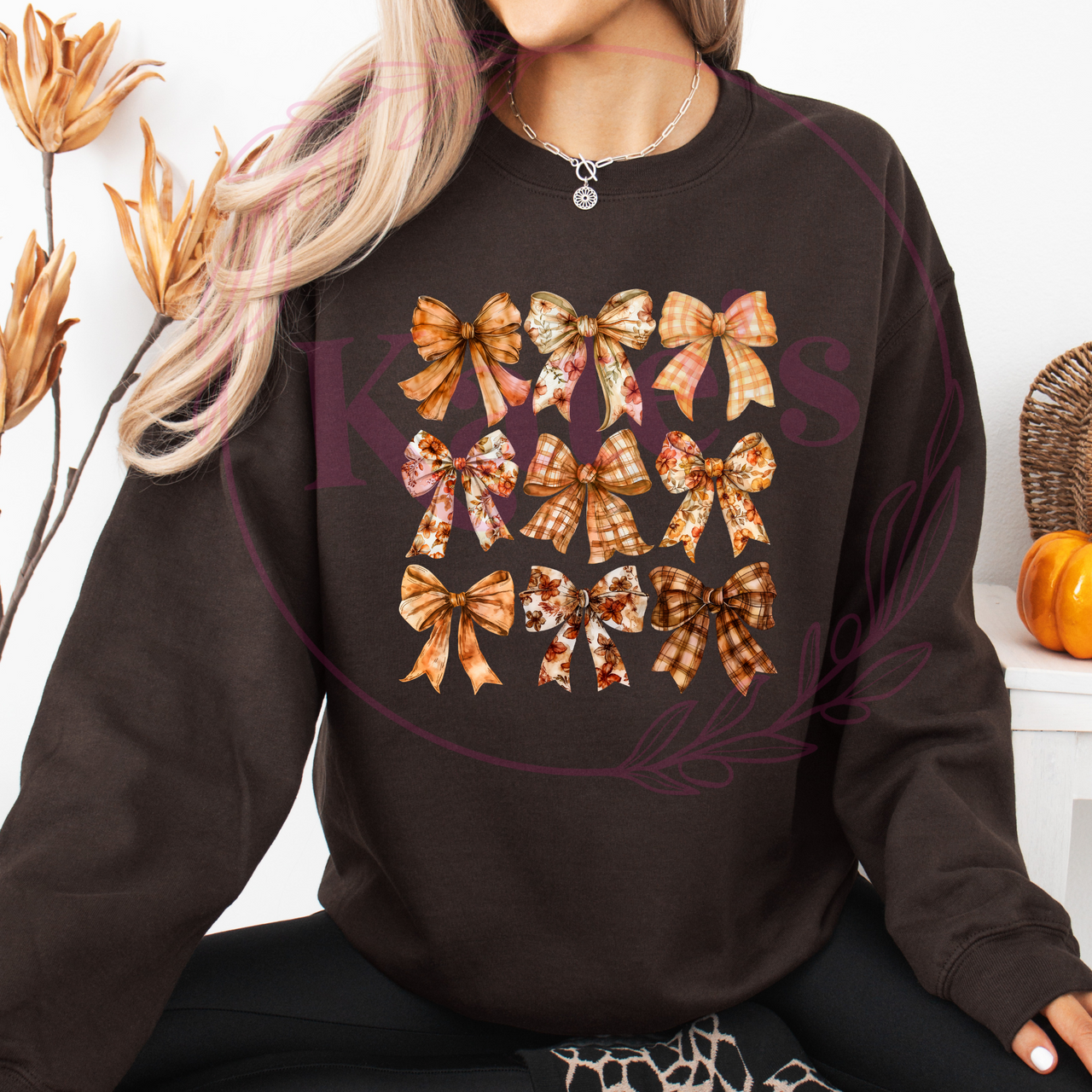 Coquette Fall Bows Shirt