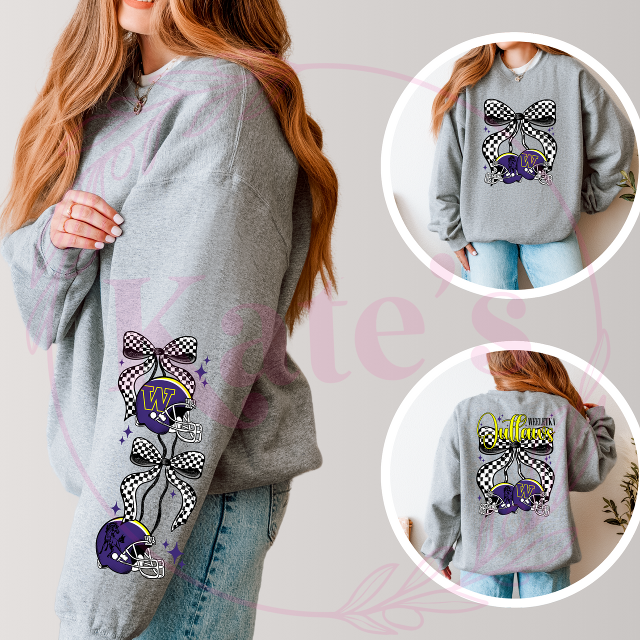 Weleetka Outlaws Cherries Sweatshirt