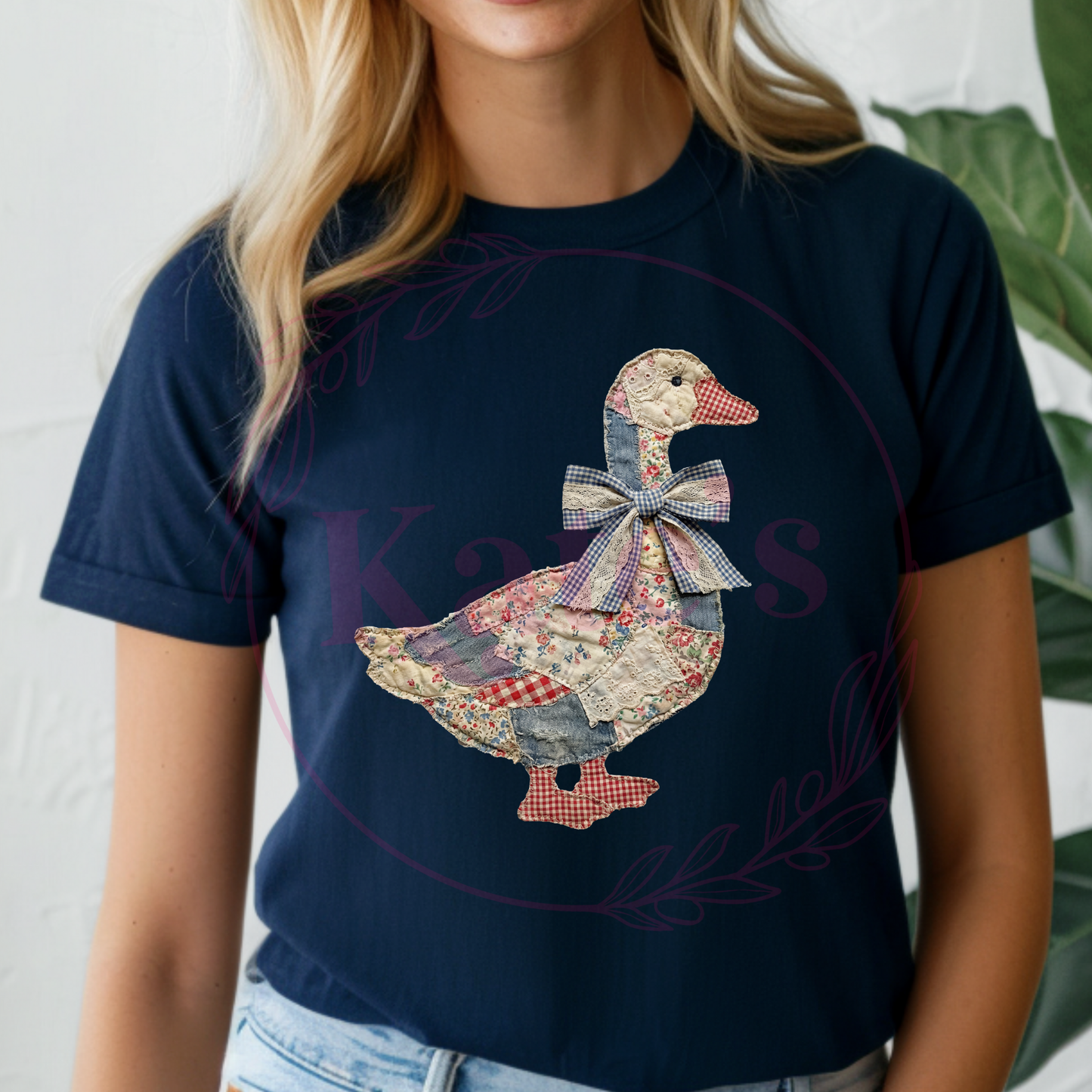 Patchwork Goose Shirt