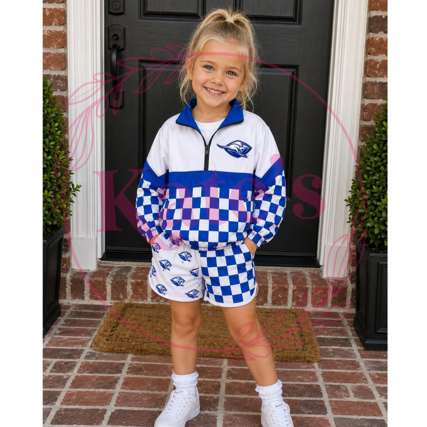 Checkered Mascot Scuba Pullover