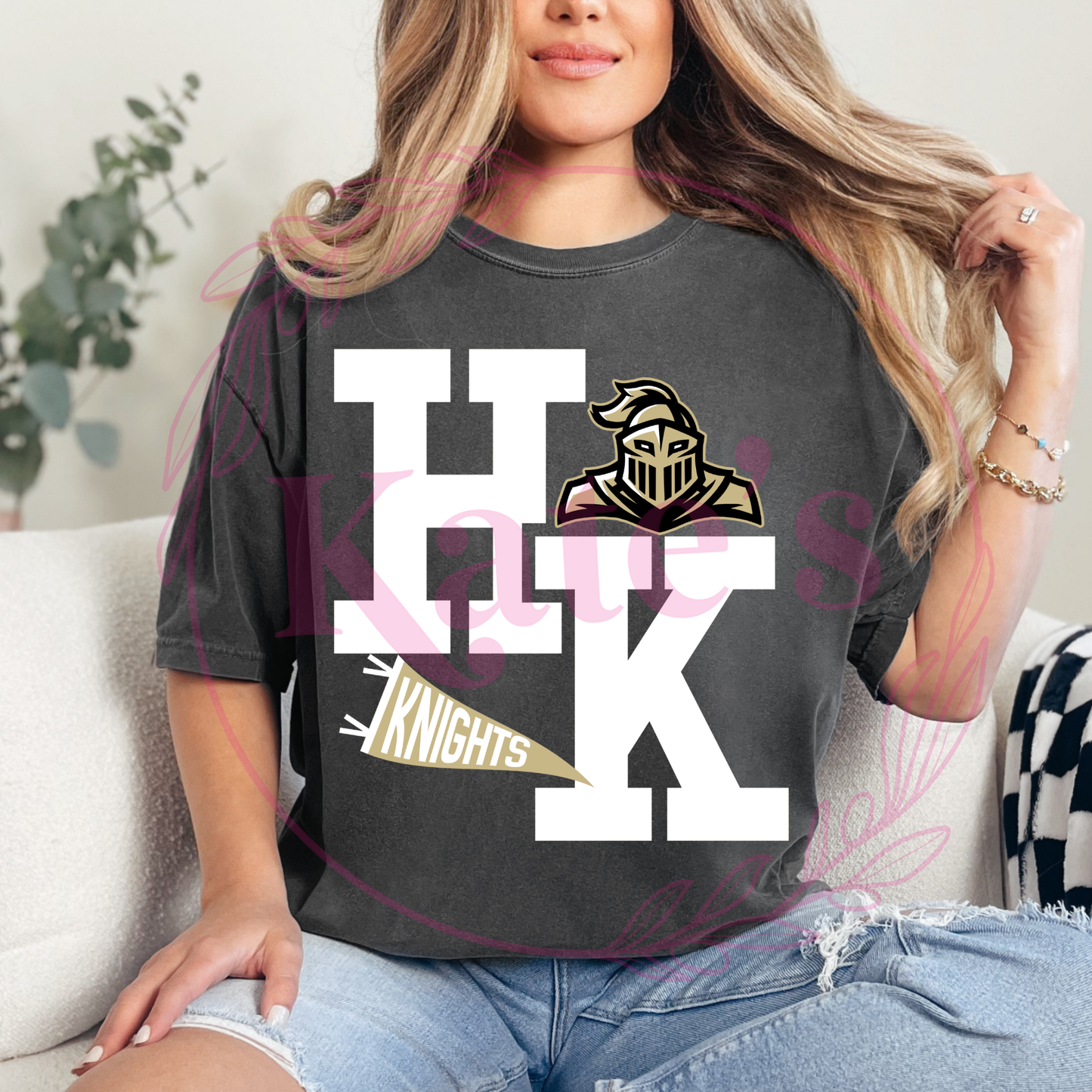 Football Varsity Custom Mascot Kids T-Shirts