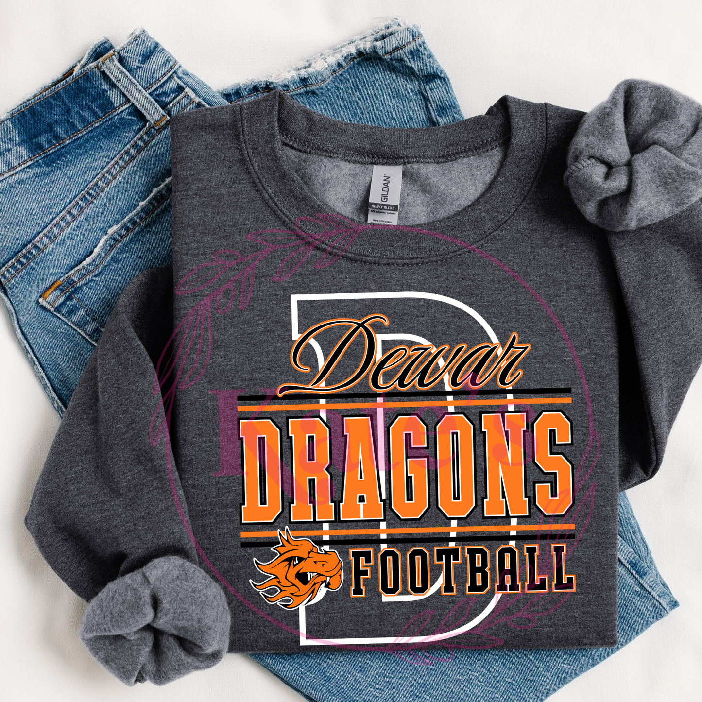 Stacked Team Custom Mascot Sweatshirts