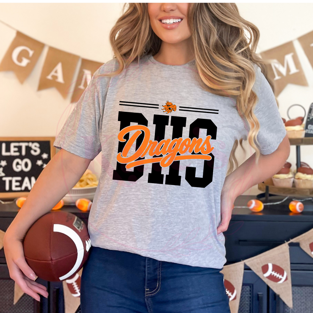 Custom Mascot Overlay Shirts