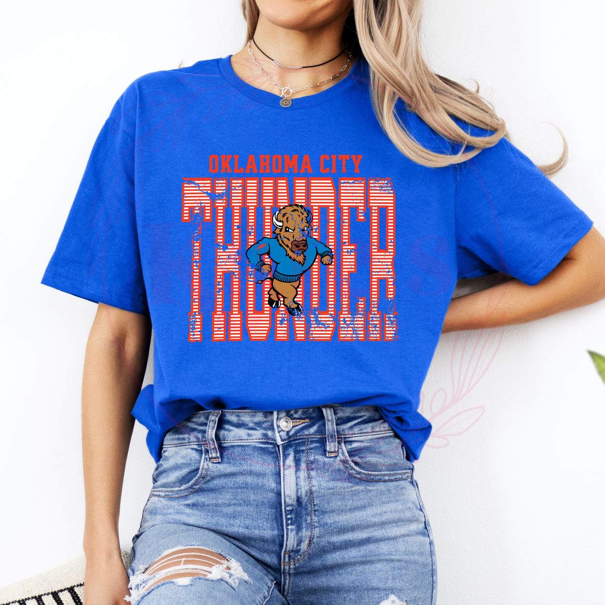 Striped OKC Shirt