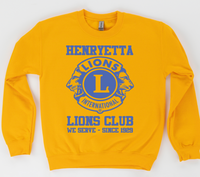 Henryetta Lions Club We Serve Sweatshirt