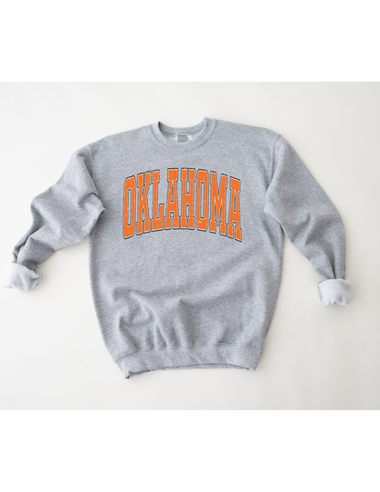 Orange Oklahoma Sweatshirt