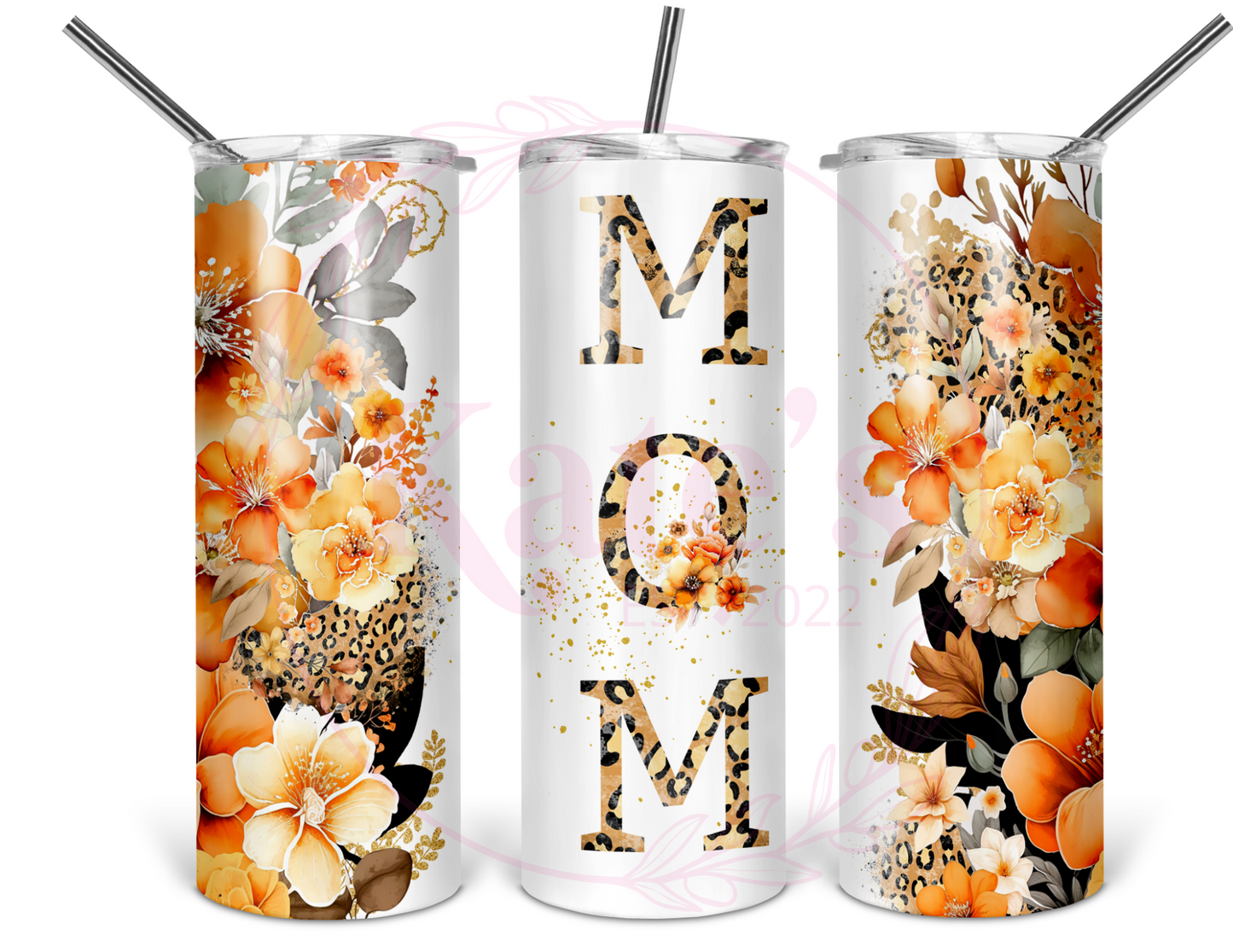 Orange Mom 20oz Stainless Steel Tumbler