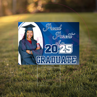 Proud Parent Graduation Announcement - Custom Graduation Yard Sign