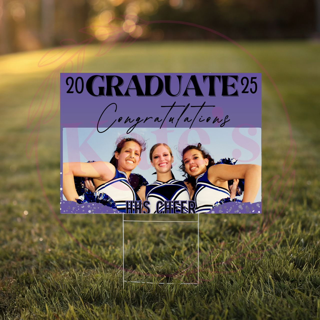 Team or Group Graduation Sign - Custom Graduation Yard Sign