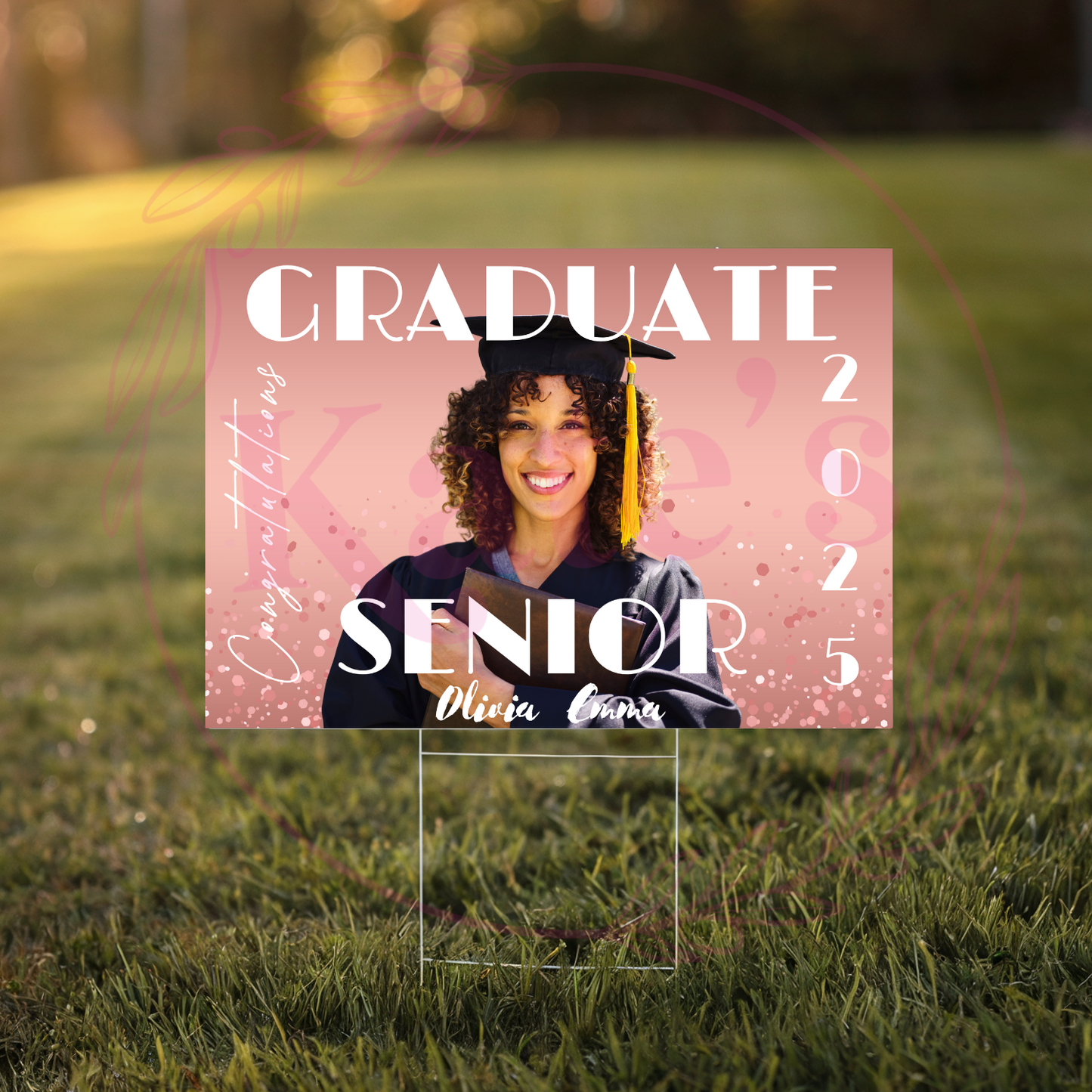 Senior Graduate Celebration - Custom Graduation Yard Sign