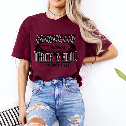 Henryetta Track and Field State Qualifiers T-Shirts