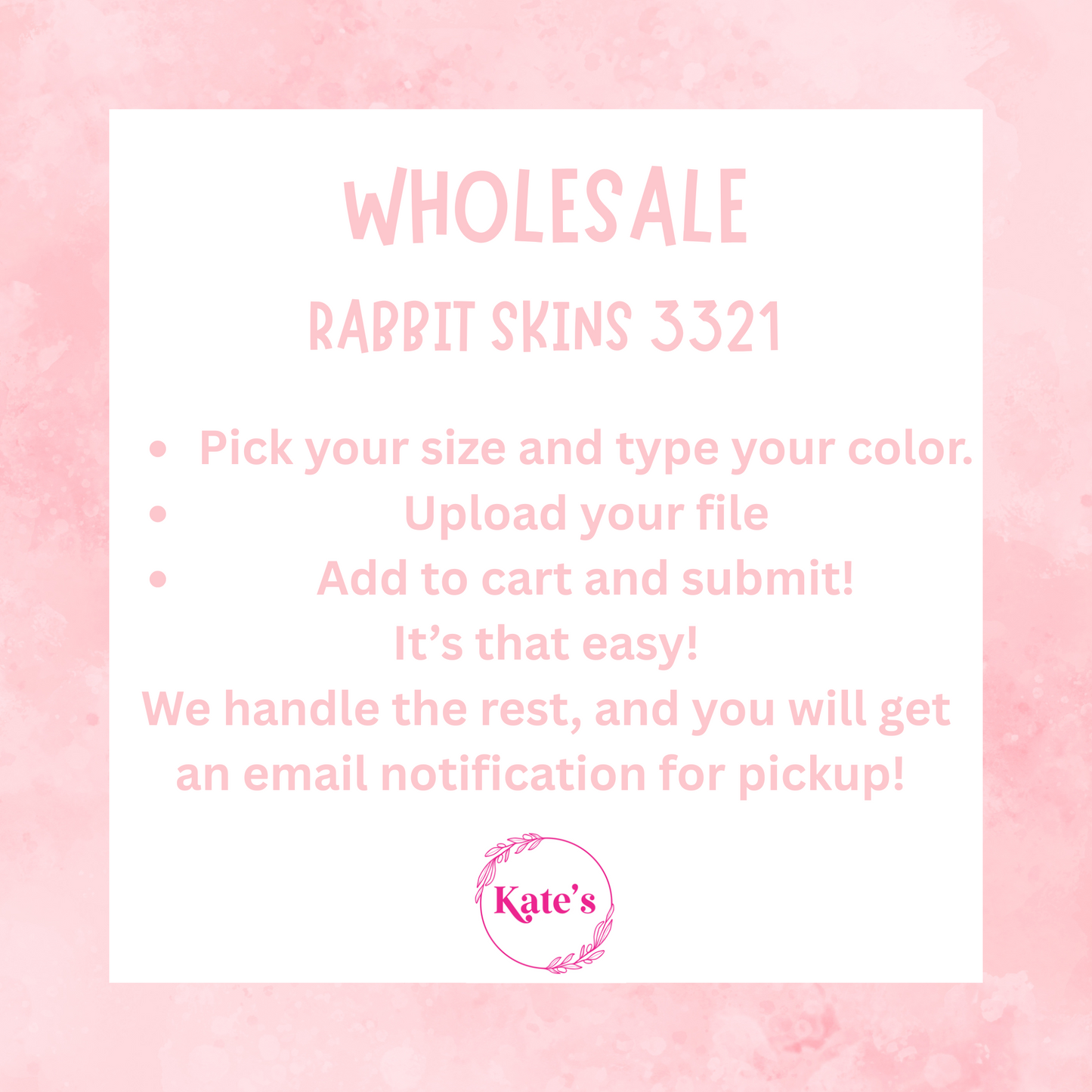 Upload Your Own Design - Rabbit Skins 3321 (Toddler) Wholesale