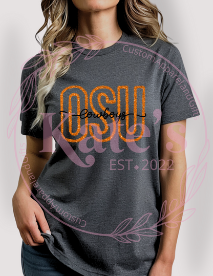 Faux Tinsel OSU Shirt