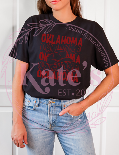 Oklahoma Cowboy Hat Shirt