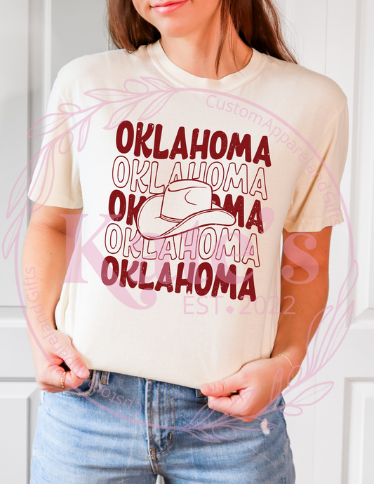 Oklahoma Cowboy Hat Shirt