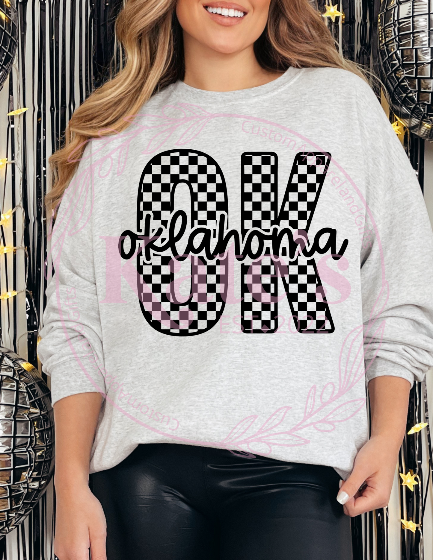 Oklahoma Checkered T-Shirt