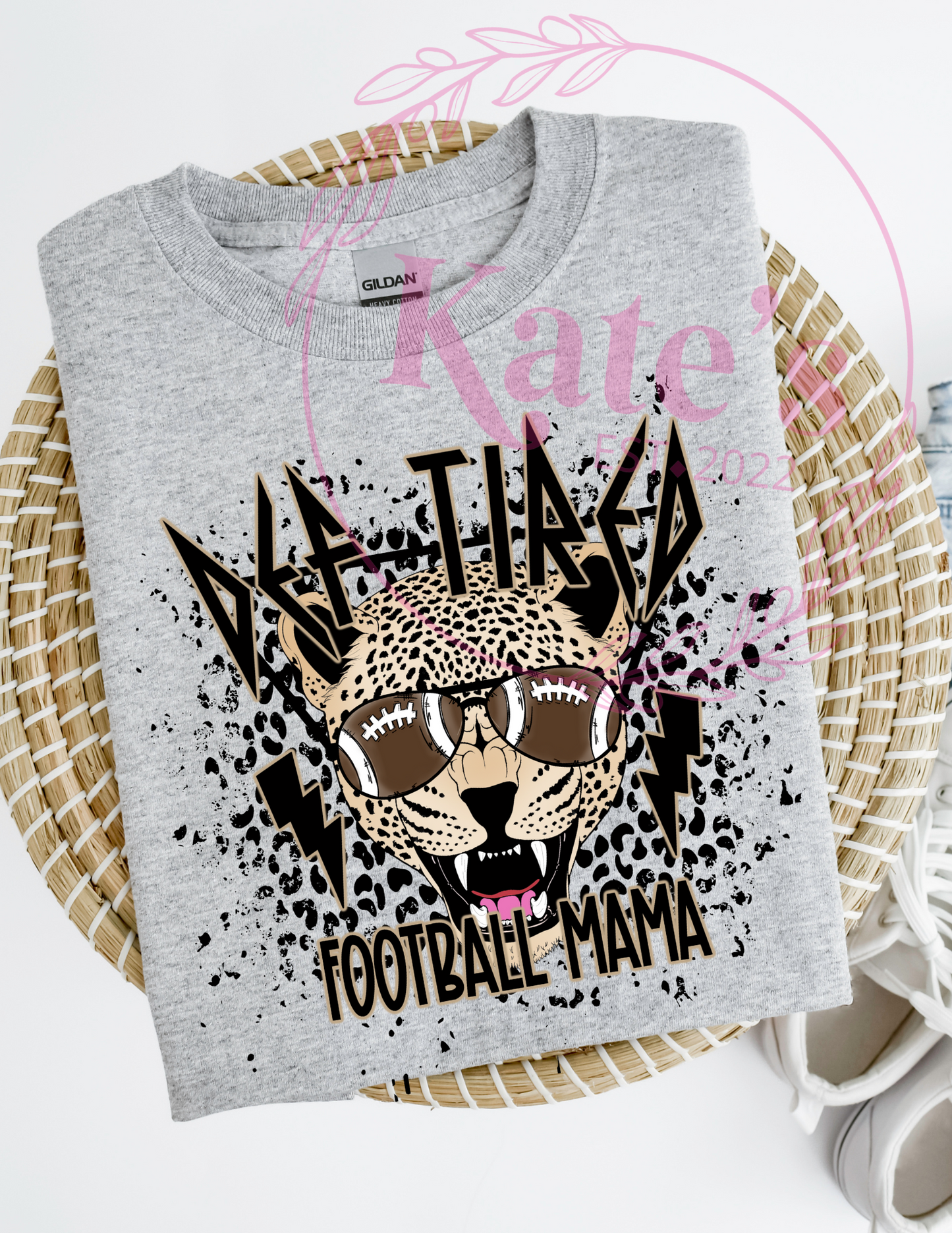 Def Tired Football Mama Shirt