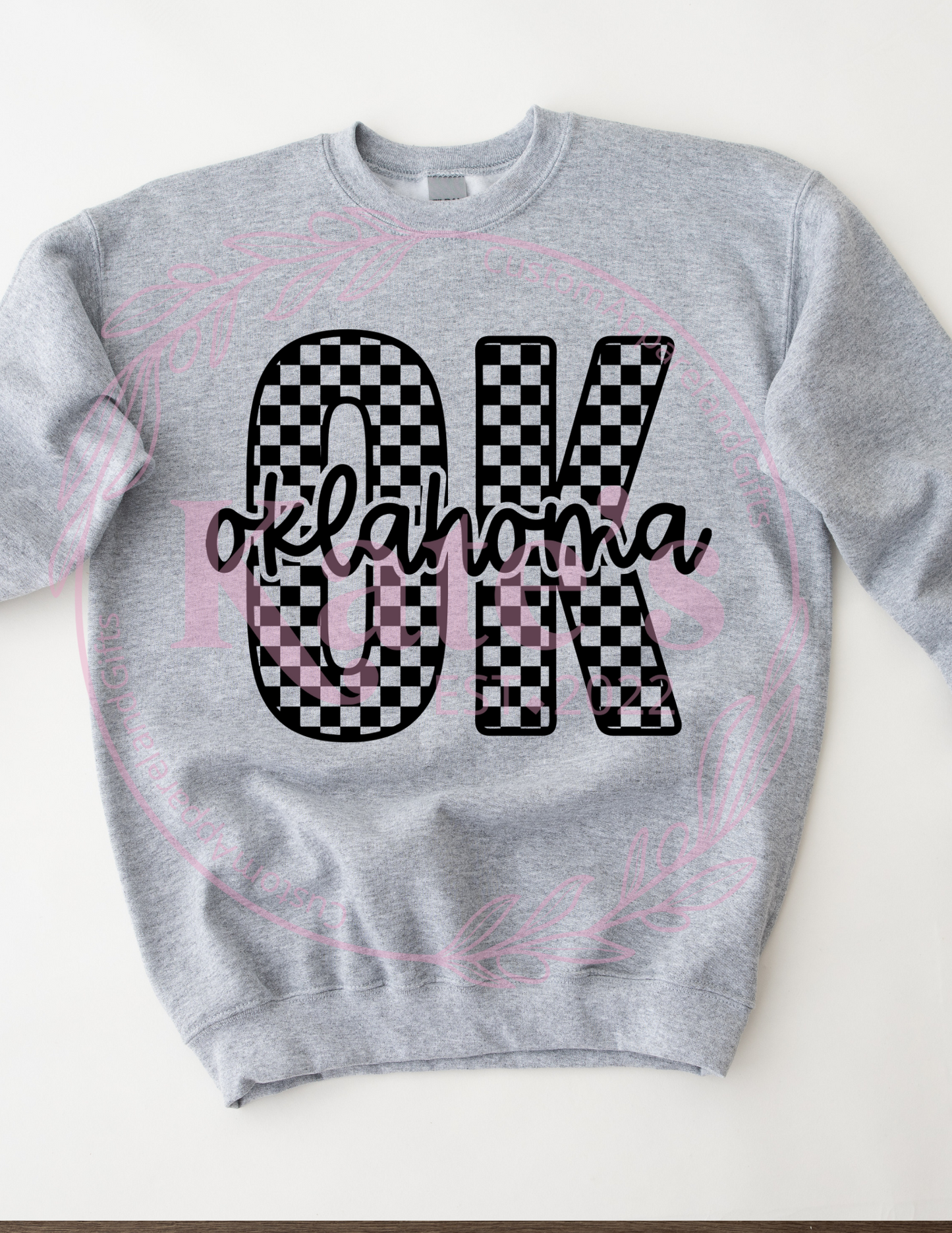 Oklahoma Checkered T-Shirt