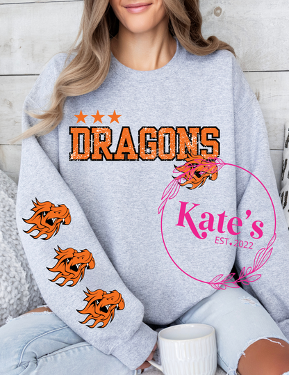 Vintage Dragons Sweatshirt