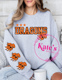 Vintage Dragons Sweatshirt