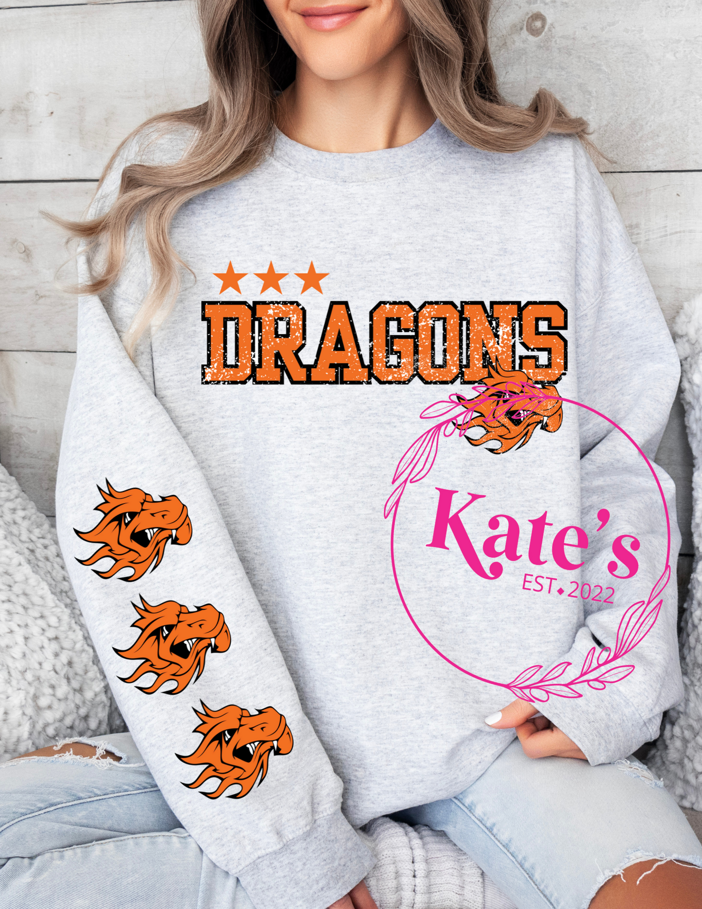 Vintage Dragons Sweatshirt