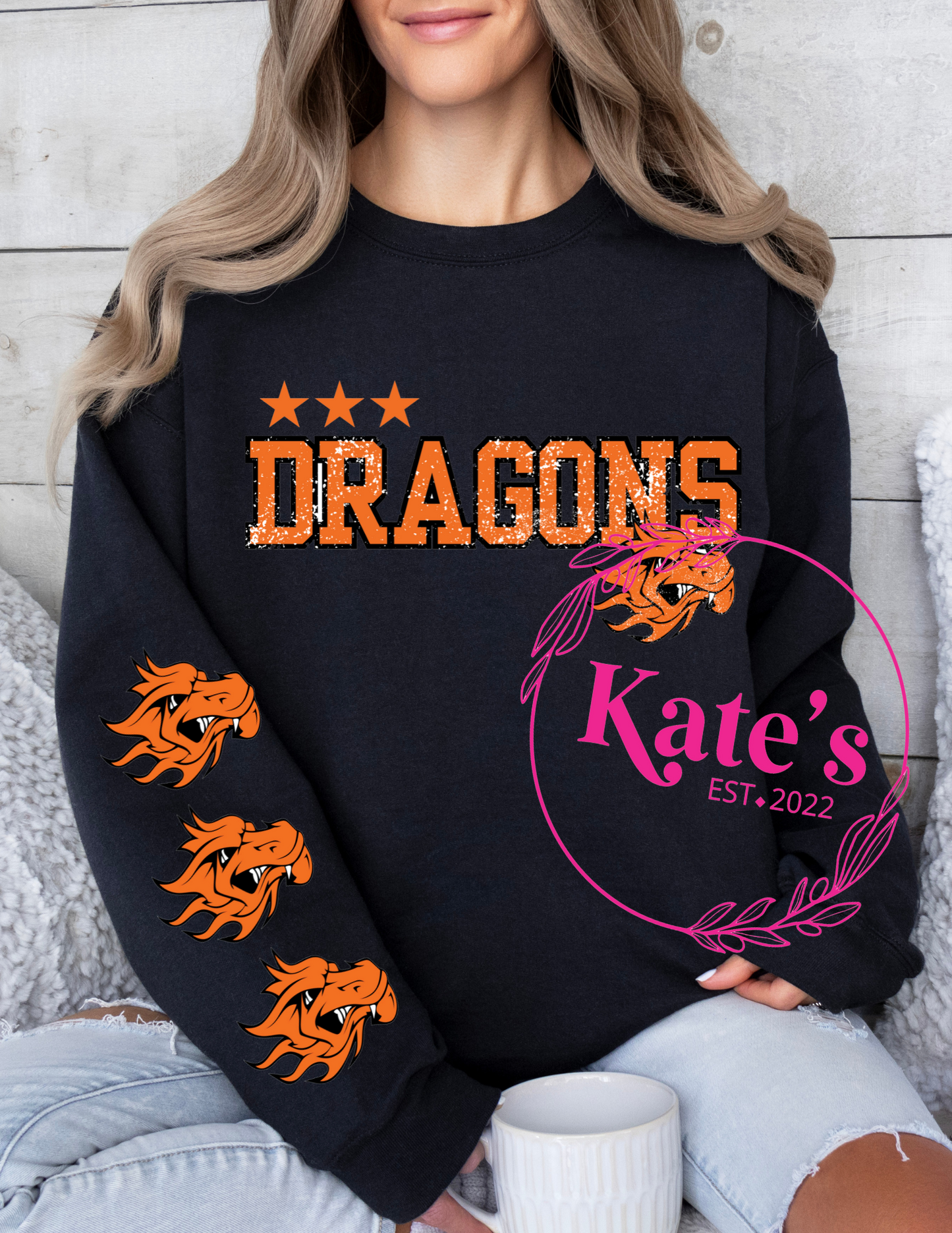 Vintage Dragons Sweatshirt