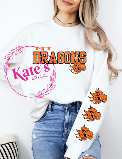 Vintage Dragons Sweatshirt