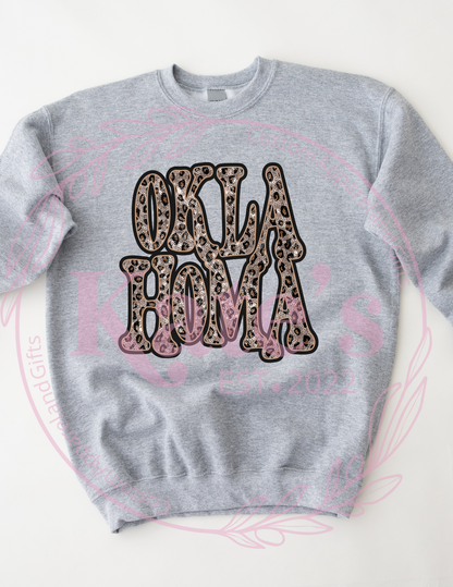 Sequin Cheetah Oklahoma Shirt