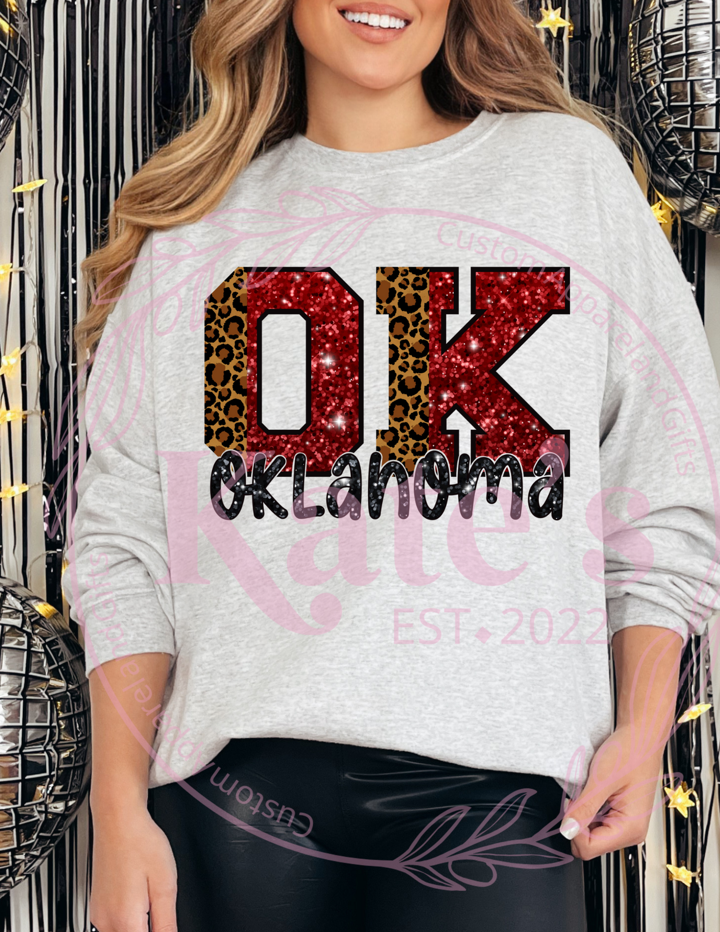 Sequin Oklahoma Shirt