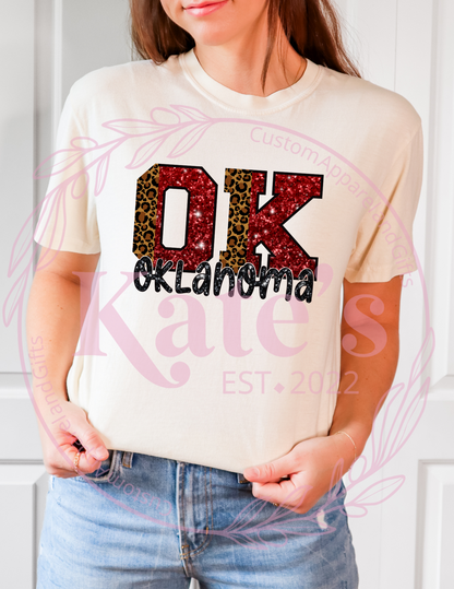 Oklahoma and Cheetah Shirt