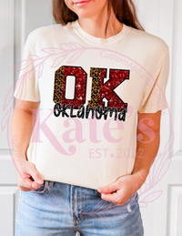 Oklahoma and Cheetah Shirt