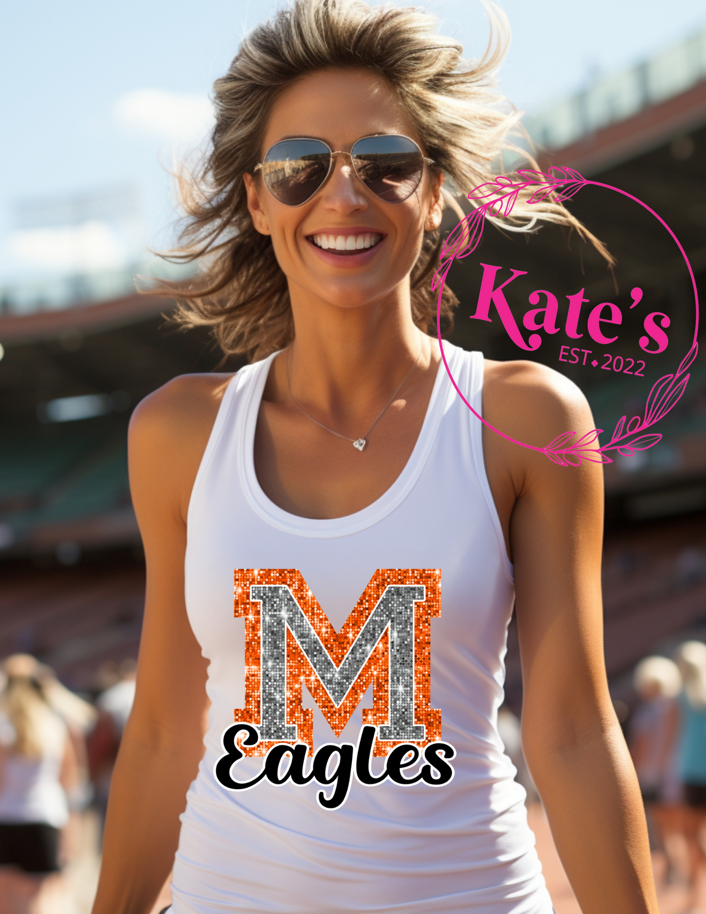 Bling Eagles School Spirit Shirt