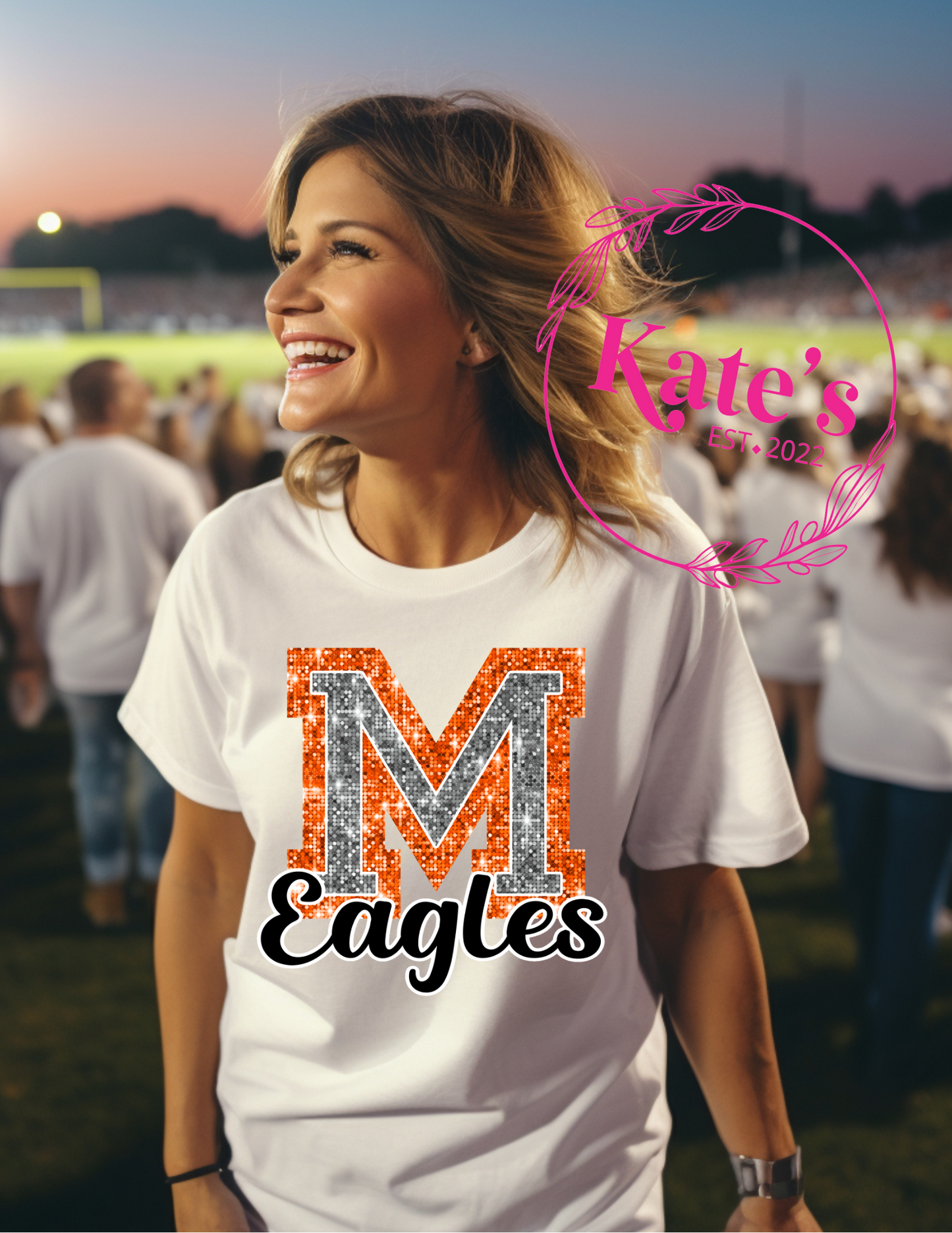 Bling Eagles School Spirit Shirt