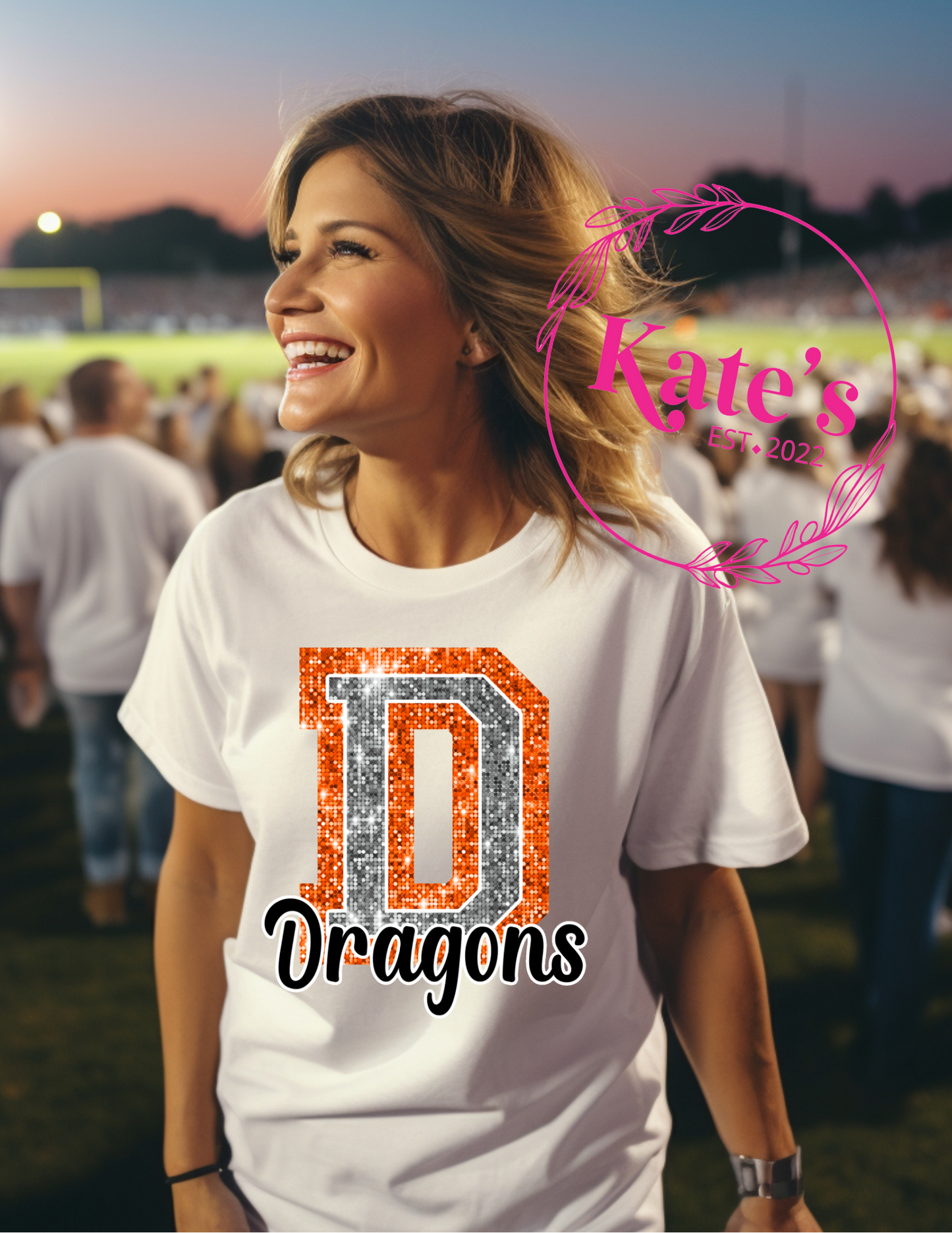 Bling Dragons School Spirit Shirt