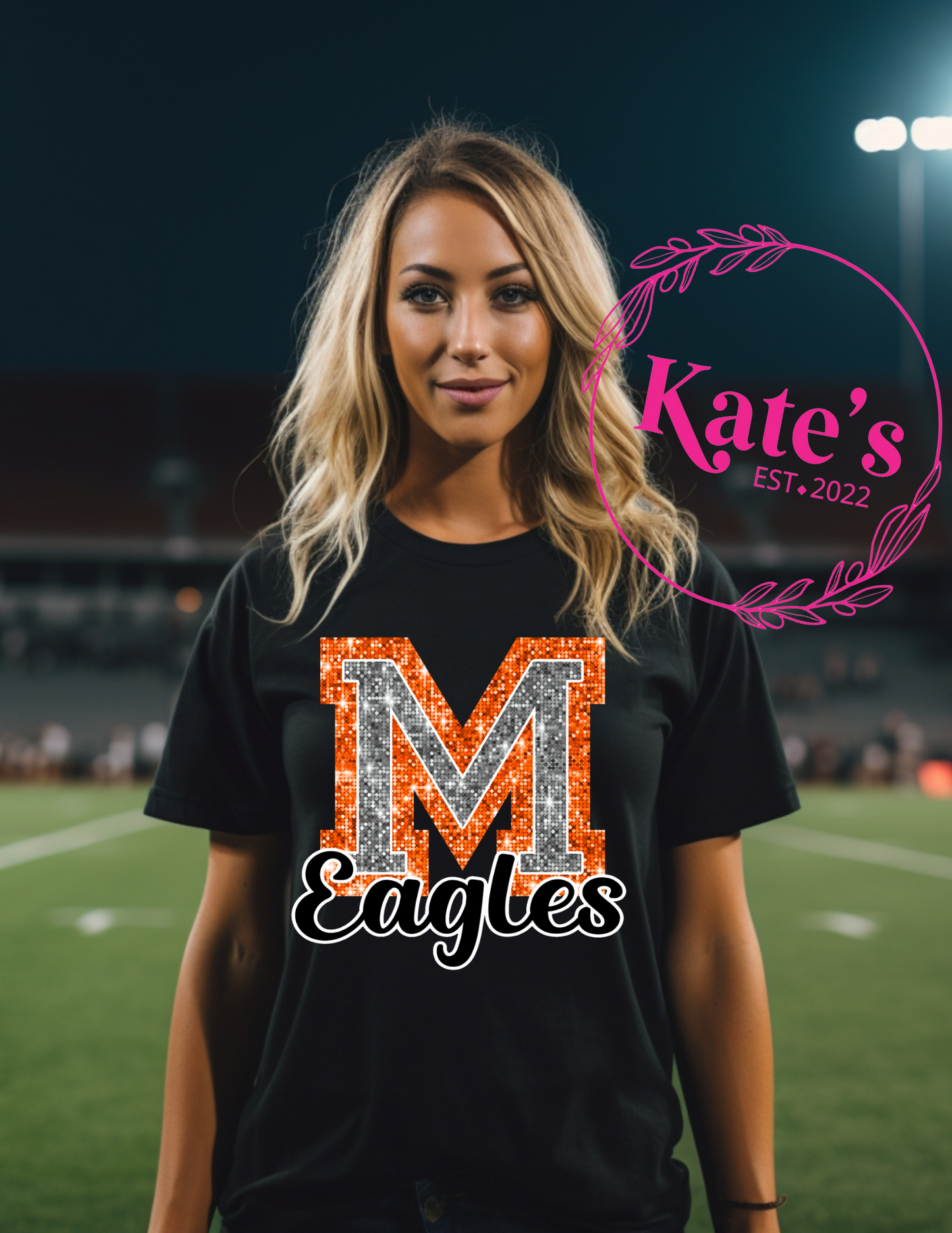 Bling Eagles School Spirit Shirt