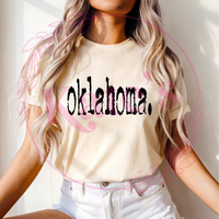 Oklahoma Typography Shirt