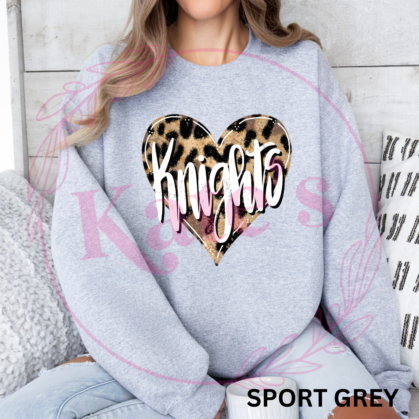 Knights Cheetah Heart Shirt